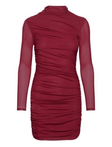 Draped Body Dress Kort Kjole Red Mango