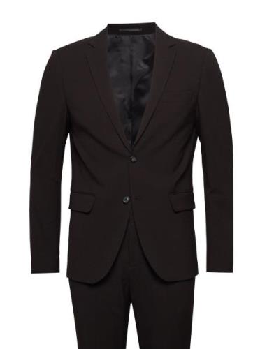 Plain Mens Suit Habit Black Lindbergh