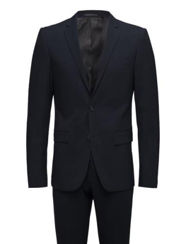 Plain Mens Suit Habit Navy Lindbergh