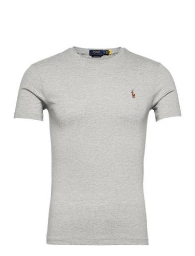 Custom Slim Fit Soft Cotton T-Shirt Designers T-Kortærmet Skjorte Grey...