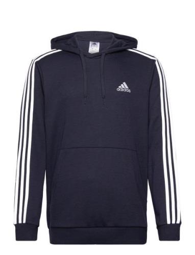 Essentials 3-Stripes Hoodie Sport Sweatshirts & Hoodies Hoodies Navy A...