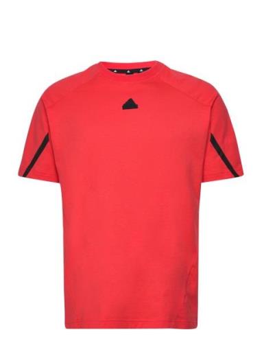 Designed 4 Gameday T-Shirt Sport T-Kortærmet Skjorte Red Adidas Sports...