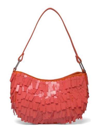 Fringed Shoulder Bag Bags Top Handle Bags Orange Mango