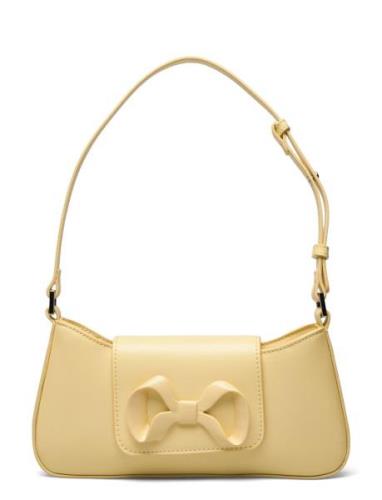 Shoulder Bag With Bow Detail Bags Top Handle Bags Yellow Mango