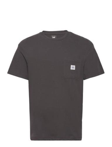 Ww Pocket Tee Tops T-Kortærmet Skjorte Black Lee Jeans