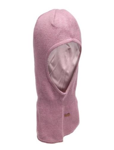 Balaclava Knit Accessories Headwear Balaclava Purple Minymo