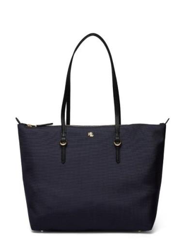 Nylon Medium Keaton Tote Bag Shopper Taske Blue Lauren Ralph Lauren