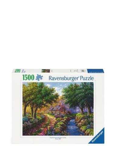 Cottage By The River 1500P Toys Puzzles And Games Puzzles Classic Puzz...