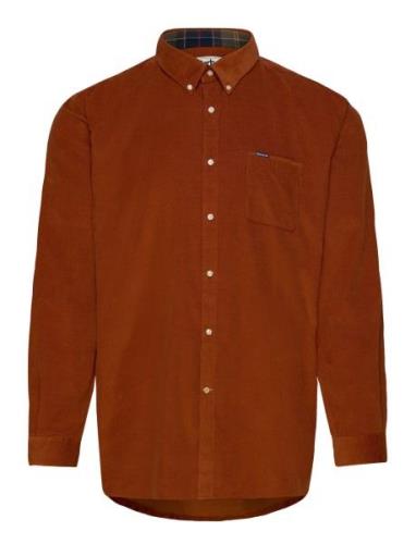 Barbour Ramsey Tf Designers Shirts Casual Orange Barbour