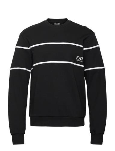 Sweatshirt Tops Sweatshirts & Hoodies Sweatshirts Black EA7