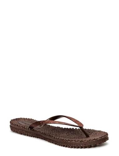 Flip-Flops Shoes Summer Shoes Sandals Flip Flops Brown Ilse Jacobsen