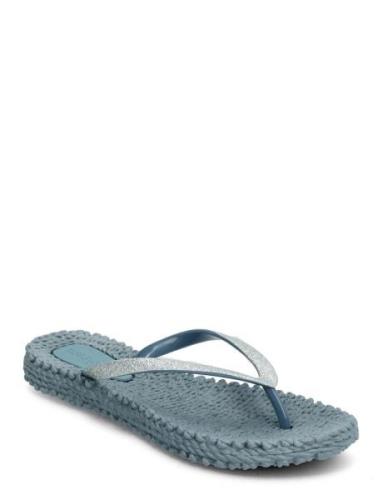 Flip-Flops Shoes Summer Shoes Sandals Flip Flops Blue Ilse Jacobsen