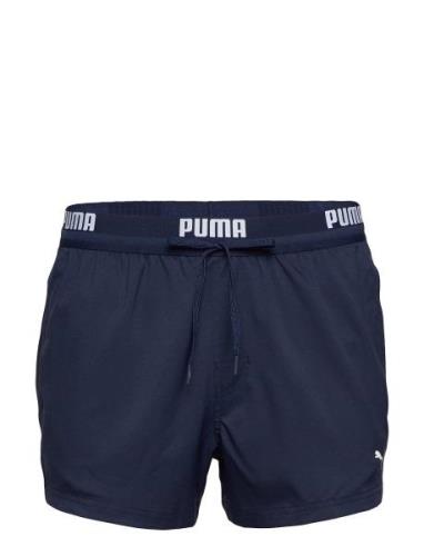 Puma Swim Men Logo Short Length Swi Sport Shorts Navy Puma Swim