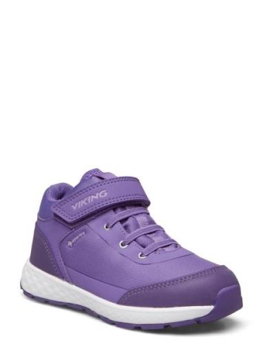 Spectrum R Mid Gtx Sport Sneakers High-top Sneakers Purple Viking