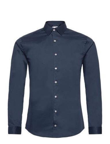 Filbrodie Designers Shirts Business Blue Tiger Of Sweden