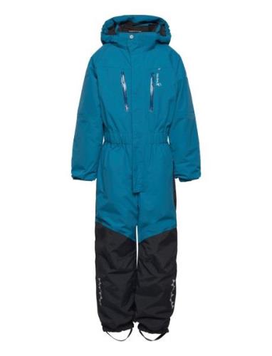 Penguin Snowsuit Kids Teal Sport Coveralls Snow-ski Coveralls & Sets B...