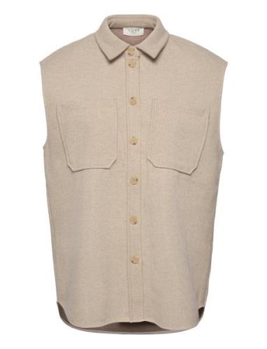 Helia Waistcoat Tops Overshirts Beige NORR