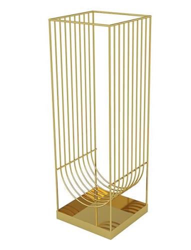 Curva Umbrella Stand Home Storage Storage Baskets Gold AYTM