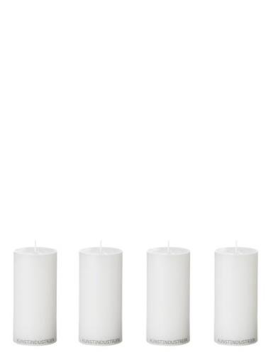 Wax Alter Candles, 4 Piece Home Decoration Candles Block Candles White...