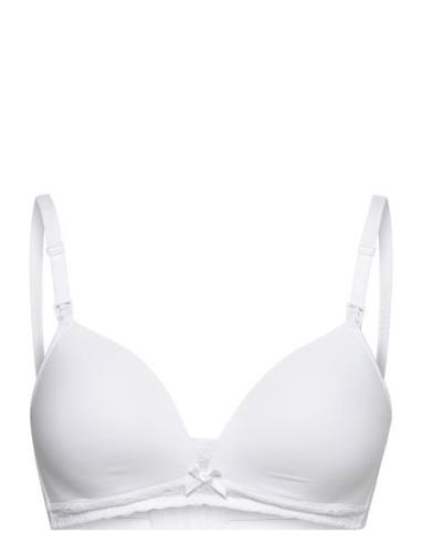 May Nursing_Bra Lingerie Bras & Tops Soft Bras Non Wired Bras White Do...