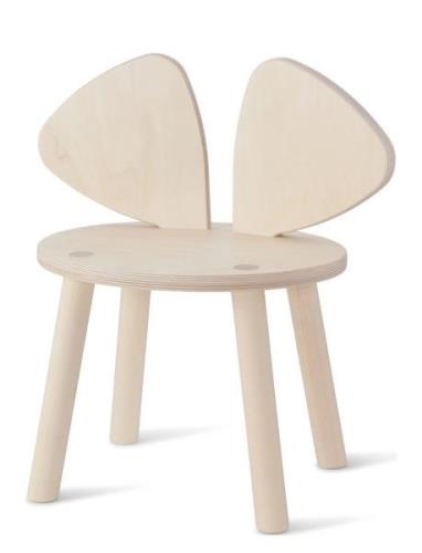 Mouse Childrens Chair Home Kids Decor Furniture Cream Nofred