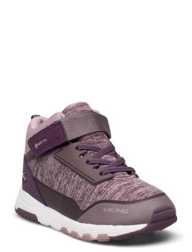 Arendal Mid Gtx Sport Sneakers High-top Sneakers Pink Viking