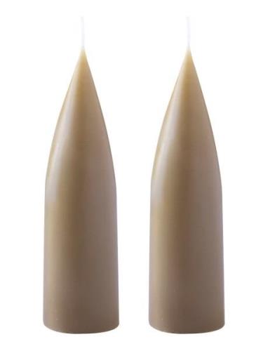 Hand Dipped C -Shaped Candles, 2 Pack Home Decoration Candles Block Ca...