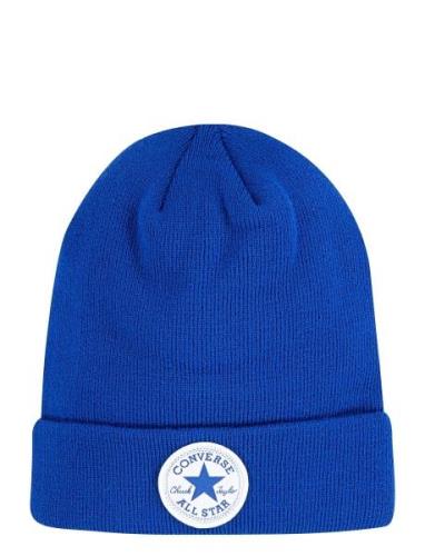 Converse Chuck Patch Watch Cap Sport Headwear Hats Beanie Blue Convers...