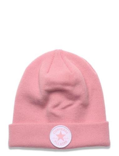 Converse Chuck Patch Watch Cap Sport Headwear Hats Beanie Pink Convers...