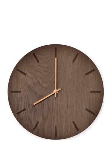 Dark Oak Home Decoration Watches Wall Clocks Brown Hemverk