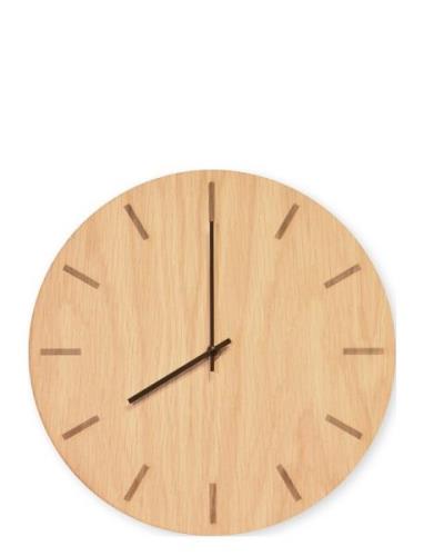 Light Oak Home Decoration Watches Wall Clocks Beige Hemverk