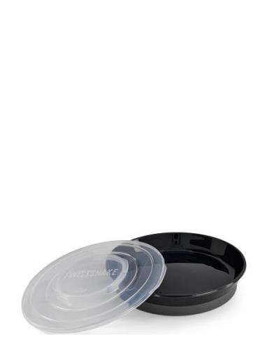 Twistshake Plate 6+M Black Home Meal Time Plates & Bowls Plates Black ...