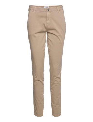 Ivy-Karmey Chino Bottoms Trousers Chinos Beige IVY Copenhagen