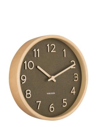 Wall Clock Pure Wood Grain Small Home Decoration Watches Wall Clocks G...