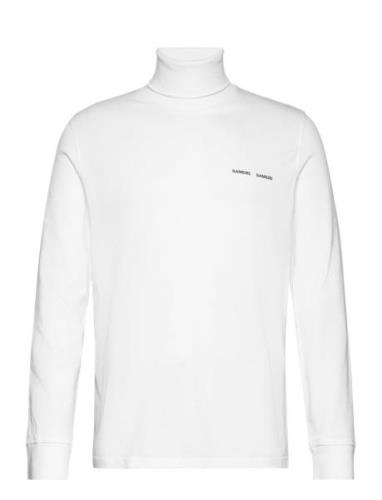 Norsbro Turtleneck 6024 Designers T-Langærmet Skjorte White Samsøe Sam...