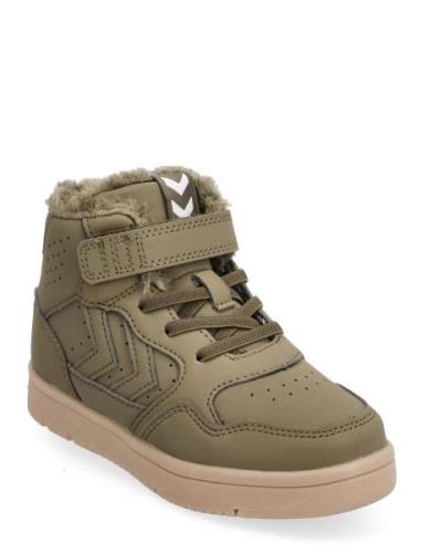 Camden Winter High Jr Sport Sneakers High-top Sneakers Green Hummel