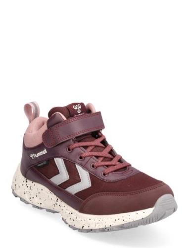 Root Tex Jr Sport Sneakers High-top Sneakers Purple Hummel