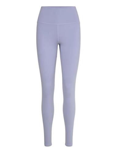 Borg High Waist Comfort Tights Bottoms Running-training Tights Blue Bj...