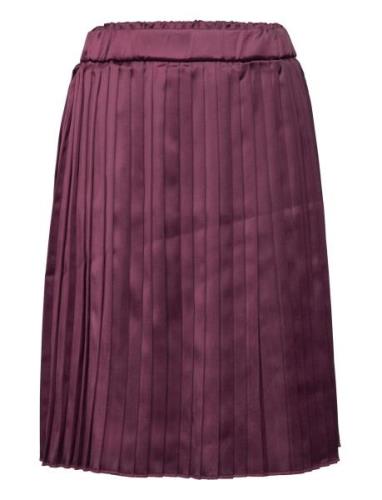 Tndacki Pleat Skirt Dresses & Skirts Skirts Midi Skirts Purple The New