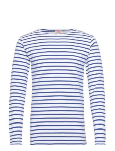 Breton Striped Shirt Héritage Designers T-Langærmet Skjorte Blue Armor...