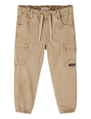 Nmmben Cargo R Twi Pant 1771-Hi Noos Bottoms Beige Name It