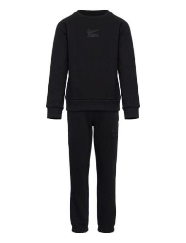 N Nsw Air Crew Set Sport Sweatsuits Black Nike