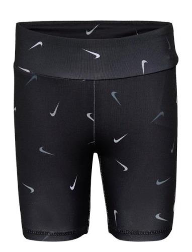 Snack Pack Swooshfetti Aop Bike Short Sport Shorts Black Nike