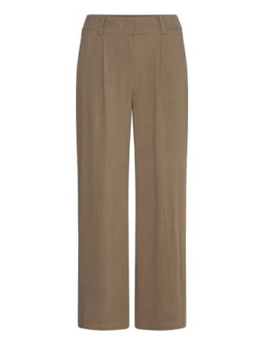 Vmvertira Mr Wide Linen Pants Bottoms Trousers Linen Trousers Brown Ve...