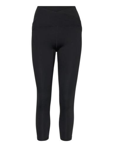 Yoga Studio Luxe Crossover Waistband 7/8 Leggings Bottoms Running-trai...