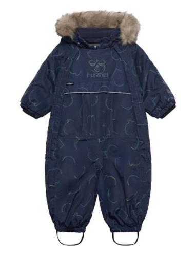 Hmlmoon Tex Snowsuit Sport Coveralls Snow-ski Coveralls & Sets Navy Hu...