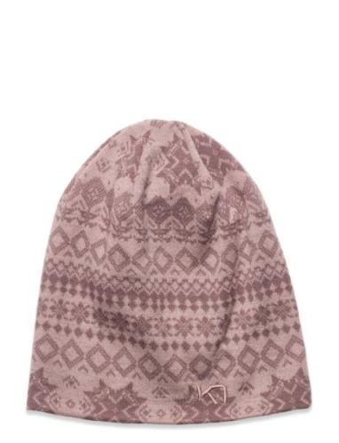 Vilma Beanie Sport Headwear Beanies Pink Kari Traa