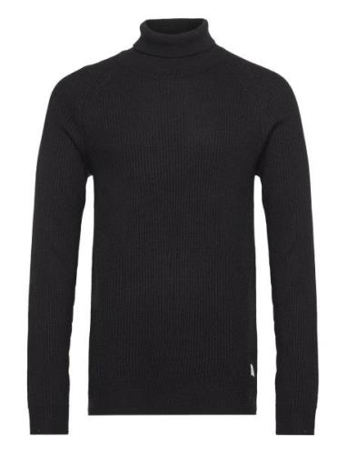 Jjpannel Knit Roll Neck Aw23 Tops Knitwear Turtlenecks Black Jack & J ...