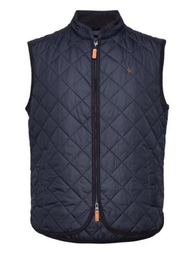 Teddy Quilted Vest Designers Vests Navy Morris