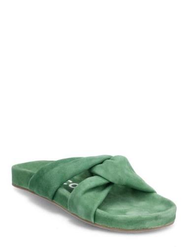 Biasaza Slide Shoes Summer Shoes Sandals Pool Sliders Green Bianco